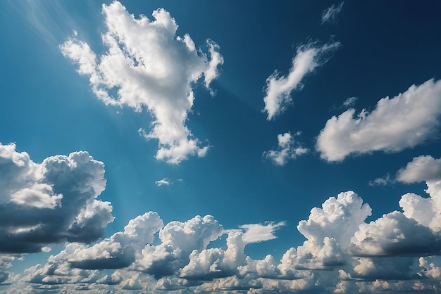 Foto een wolk die in de lucht is met de zon die er doorheen schijnt