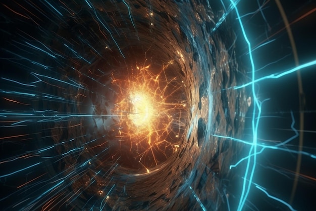 Een wormgat is een tunnel die een supernova wordt genoemd.