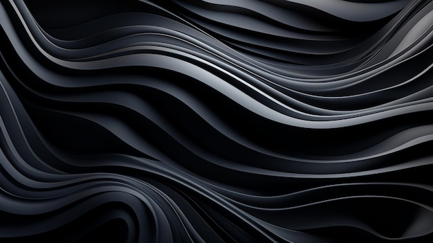 een zeer ongebruikelijk zwart patroon op het oppervlak