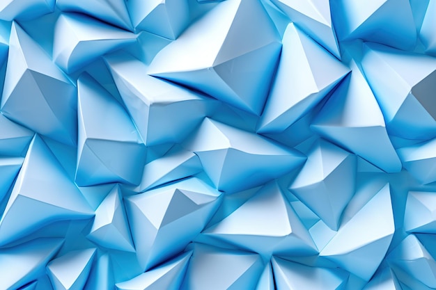 een zeer uitgebreide collectie blauwe origami-stukken