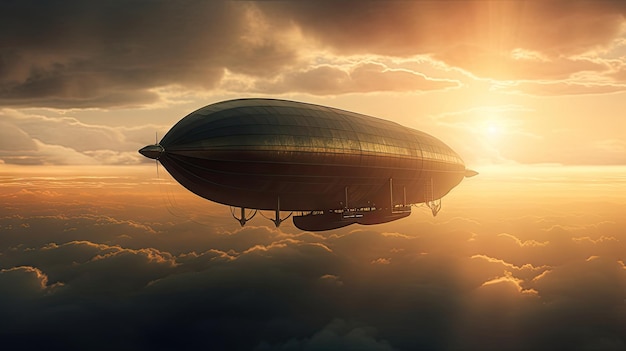 een zeppelin