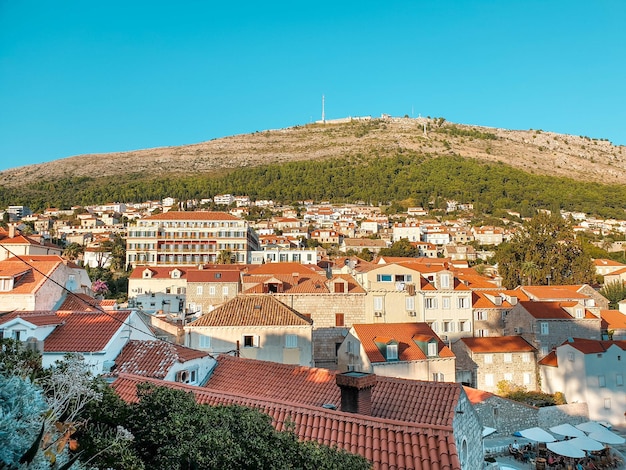 Een zicht op de stad dubrovnik