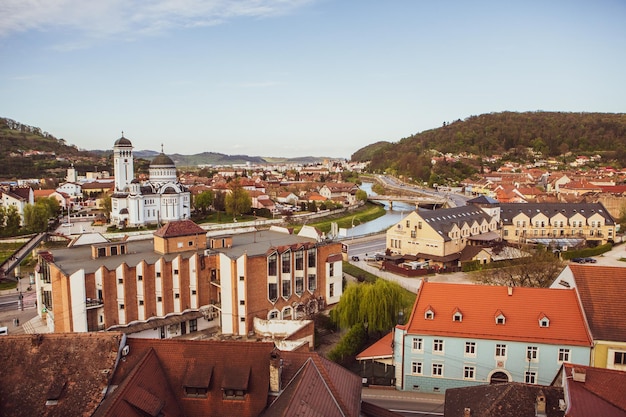 Een zicht op de stad Regensburg