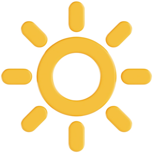 een zon symbool met het woord o erop