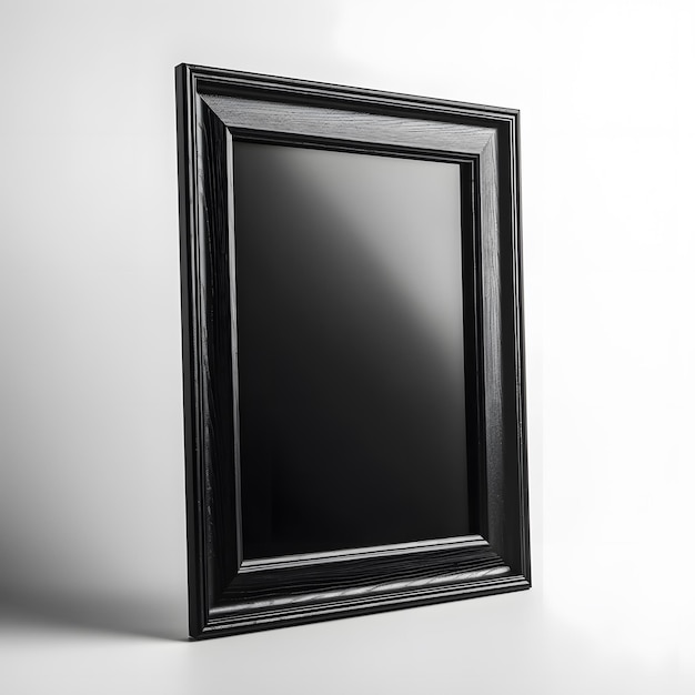 Een zwart frame met een witte achtergrond en het woord "i" erop.