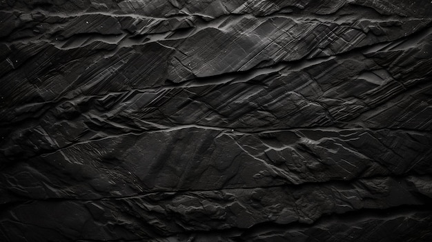 Een zwart verfrommeld papier met een ruwe textuur.