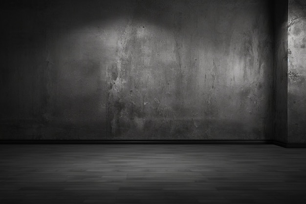 Een zwart-wit beeld van een betonnen muur met een witte achtergrond