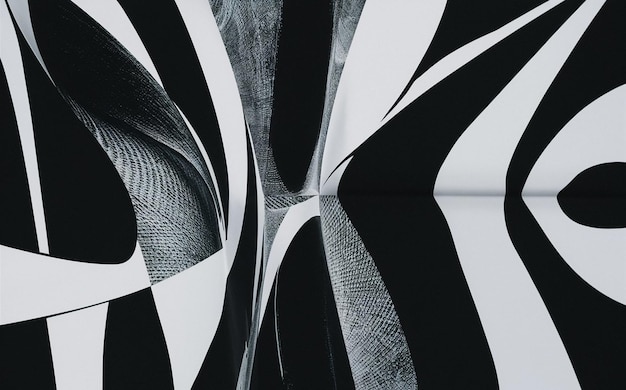 een zwart-wit foto van een ontwerp met het woord x erop