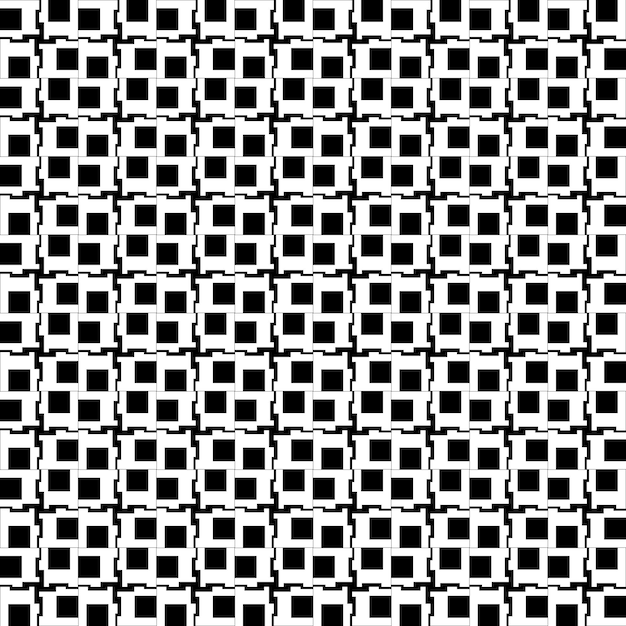 Foto een zwart-wit geruit patroon met vierkanten.