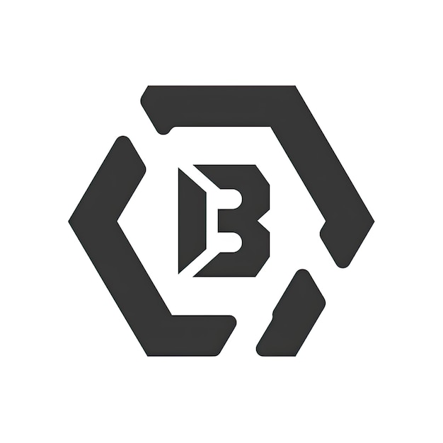 Een zwart-wit logo met de letter e