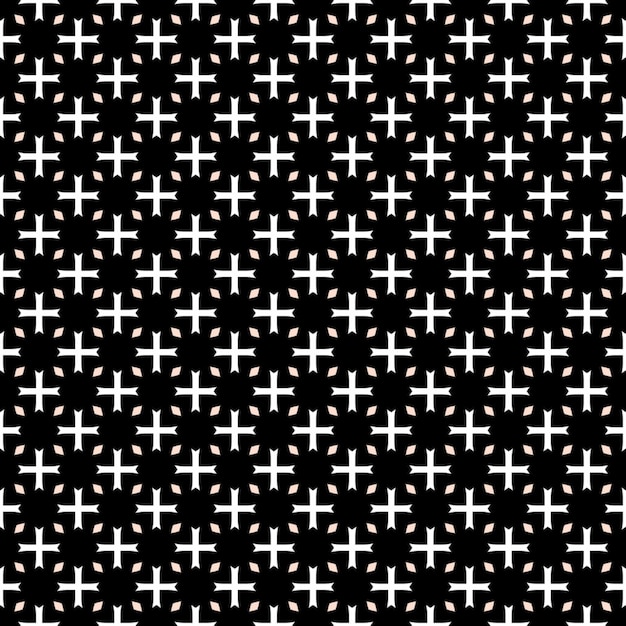 Een zwart-wit patroon met een cirkelvormig patroon.
