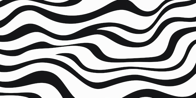 Foto een zwart-wit patroon met golvende lijnen in de stijl van mr