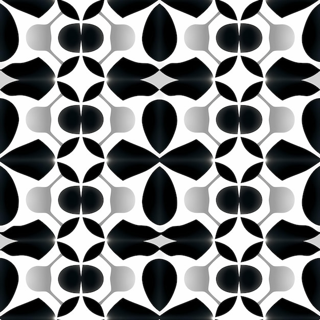 Een zwart-witte achtergrond met een zwart-wit patroon.