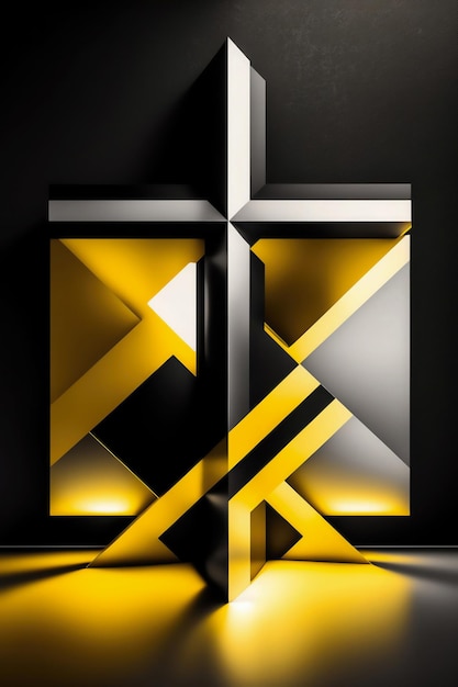 Een zwarte en zilveren achtergrond met een kruis en de woorden "x" erop.