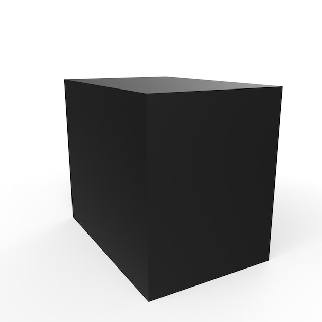 Een zwarte kubus met het woord kubus erop
