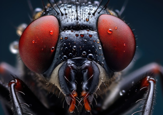 Een zwarte vlieg is een lid van de familie Simuliidae