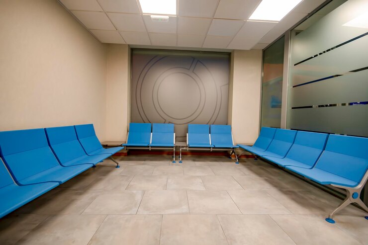 Foto eenheden van een medisch centrum voor patiëntenzorg.