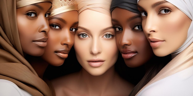 Eenheid in verscheidenheid Verschillende huidskleuren