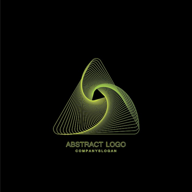 Eenvoudig abstract logoontwerp