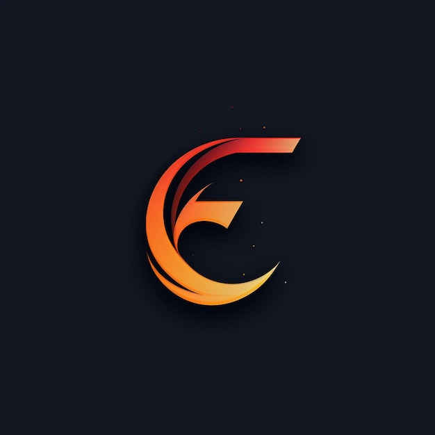 eenvoudig logo met de letter E
