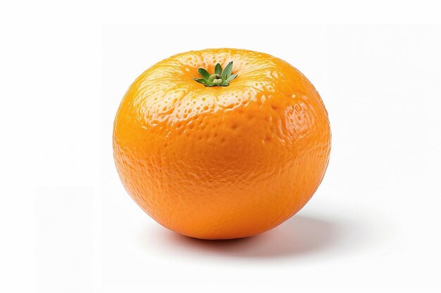 Eenvoudig oranje op witte achtergrond