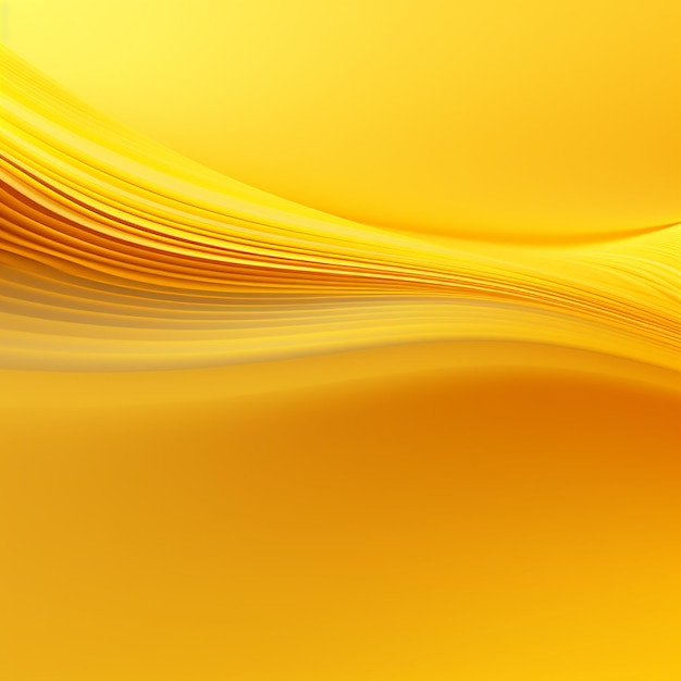 Eenvoudige abstracte gele golvenachtergrond met ruimtepresentatiemalplaatje