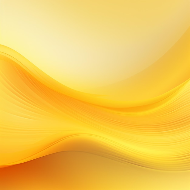 Eenvoudige abstracte gele golvenachtergrond met ruimtepresentatiemalplaatje