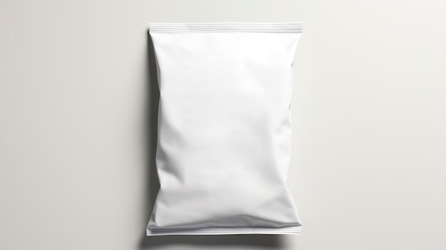 Eenvoudige Chips Bag Mockup