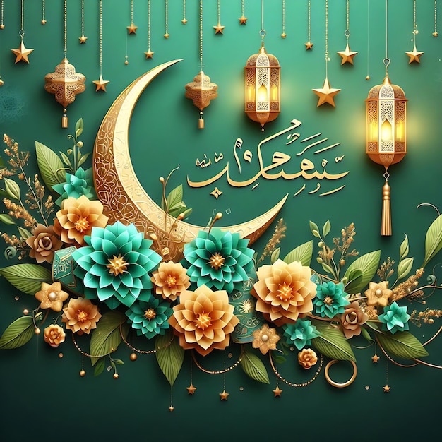 Eenvoudige en elegante Ramadan Banner achtergrond