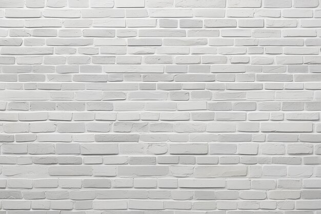 Eenvoudige witte bakstenen muur lichtgrijze naadloze textuur
