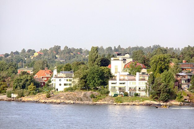 Eenzaam eiland in de Zweedse archipel