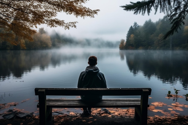 Foto eenzaamheid in de natuur