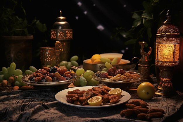 Eerbiedigheid Ramadan avond toewijding