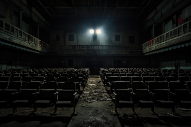 Eerie Auditorium Atmosphere