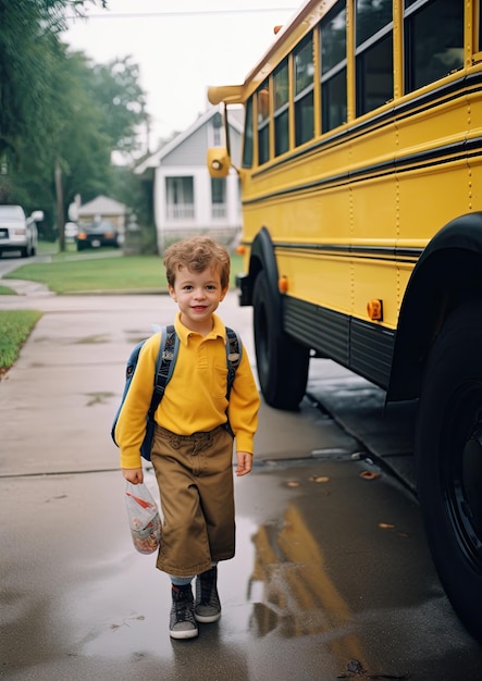 Foto eerste schooldag 1989