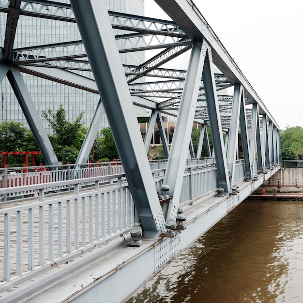 Eeuwenoude brug in Shanghai, China