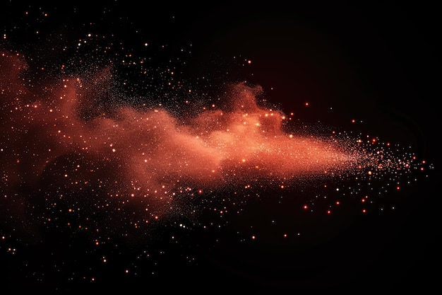 effect rood stofdeeltjes illustratie abstracte glitter