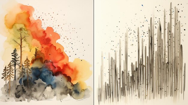 Effective Data Visualization Strategies in Watercolor