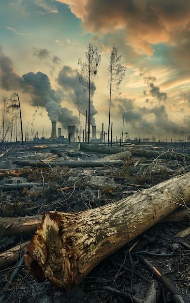 Foto effetti della deforestazione