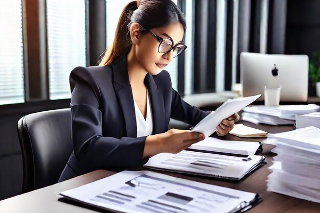 Efficiency Unleashed Businesswomen Embrace Document Management Seamless Paperless Operations