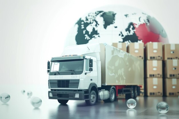 Photo efficient international parcel delivery service seamless shipping solutions for your global needs reliable and costeffective logistics solutions for businesses and individuals worldwide