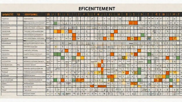 효율적 인 시간표 관리