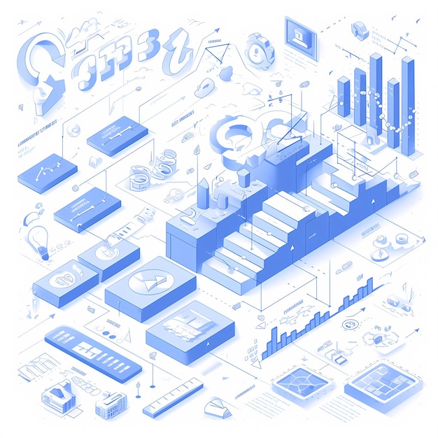 Photo efficient workflow infographic layout