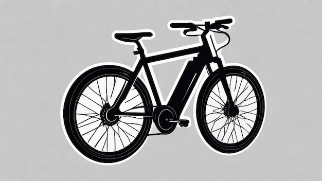 Foto efficiëntie en avontuur met elektrische fietsen