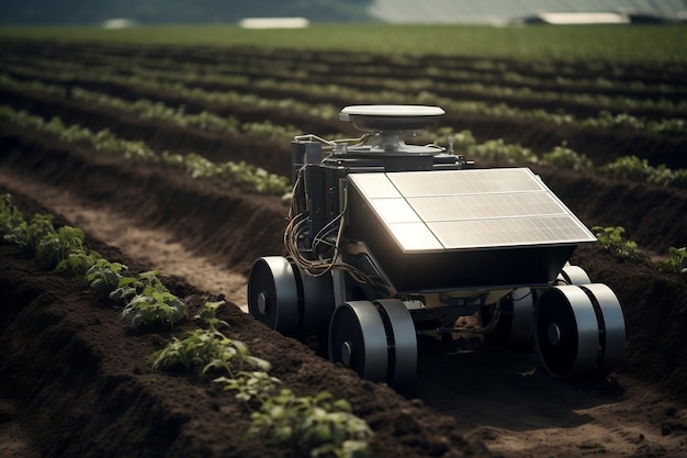 Efficiently Operating SolarPowered Agricultural Robot Generative AI