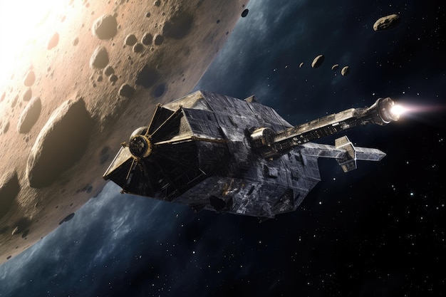 In an effort to change its orbit the DART spacecraft is on a collision course with the asteroid DIMO...