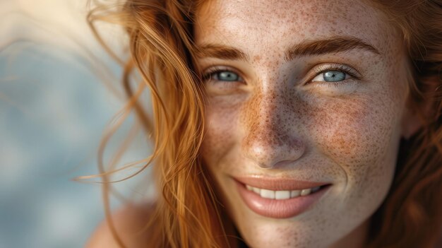 Premium Photo  Effortless Radiance Embracing Natural Beauty with a 