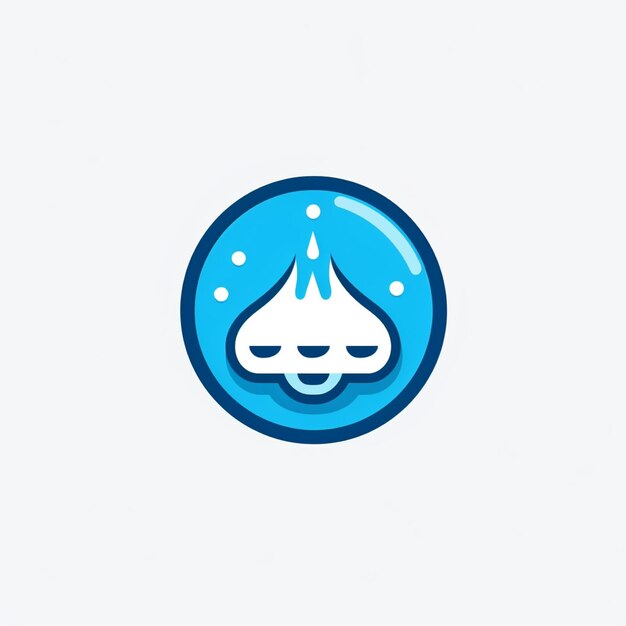 egale kleur water logo vector