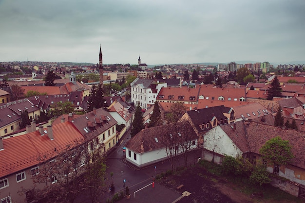 Vista sulla città di eger