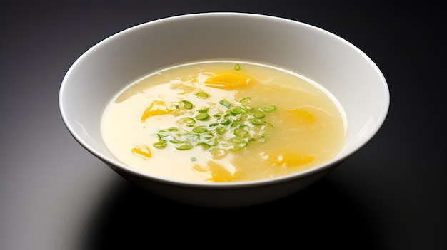 写真 卵のドロップスープ 薄い卵で美味しい中国料理